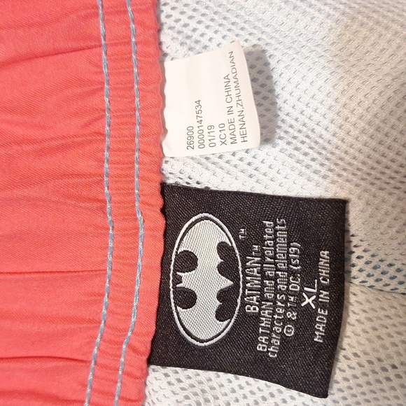 DC Comics Batman and Robin Swim Trunks size XL FUN - Picture 4 of 9